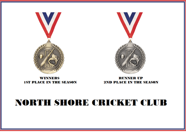 NSCC winner and runner-up medals